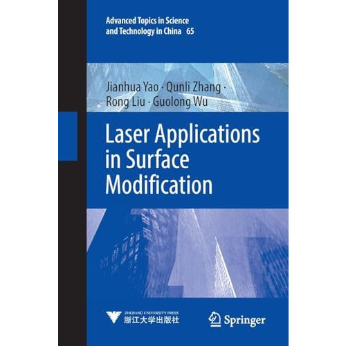 Laser Applications in Surface Modification [Paperback]