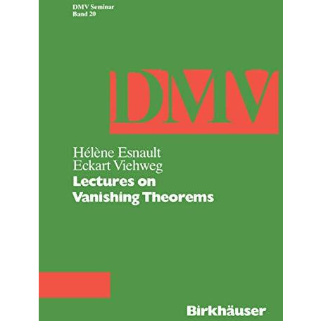 Lectures on Vanishing Theorems [Paperback]