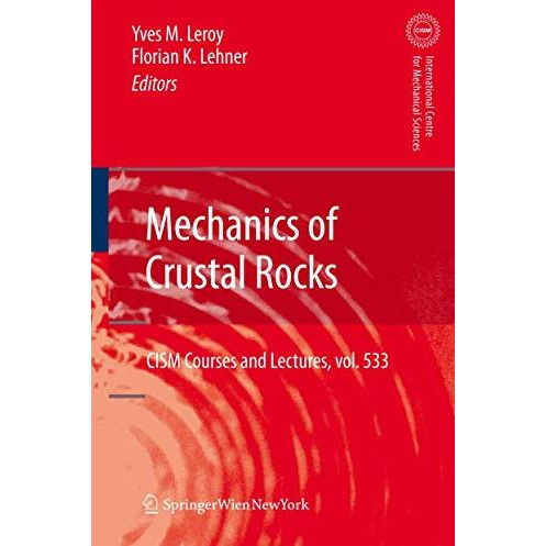 Mechanics of Crustal Rocks [Paperback]