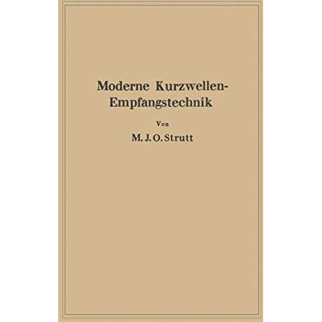 Moderne Kurzwellen-Empfangstechnik [Paperback]