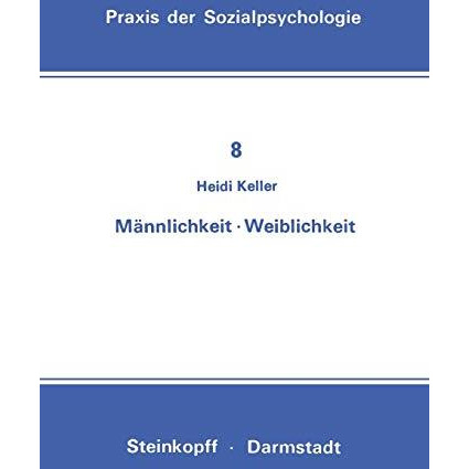 M?nnlichkeit Weiblichkeit [Paperback]