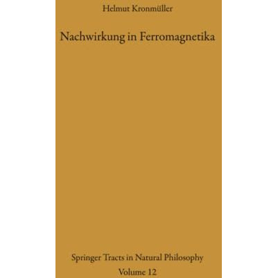 Nachwirkung in Ferromagnetika [Paperback]