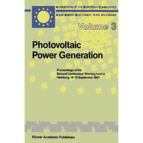 Photovoltaic Power Generation: Proceedings of the Second Contractors Meeting he [Paperback]