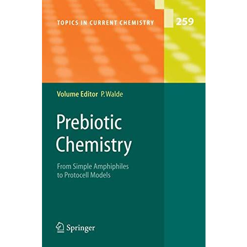 Prebiotic Chemistry: From Simple Amphiphiles to Protocell Models [Hardcover]