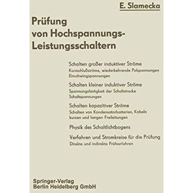 Pr?fung von Hochspannungs-Leistungsschaltern [Paperback]