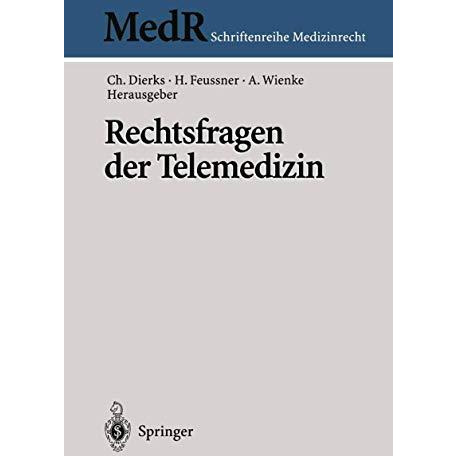 Rechtsfragen der Telemedizin [Paperback]