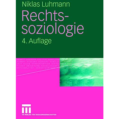 Rechtssoziologie [Paperback]