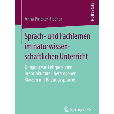 Sprach- und Fachlernen im naturwissenschaftlichen Unterricht: Umgang von Lehrper [Paperback]