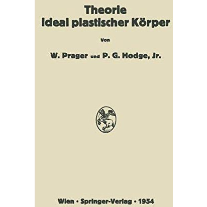 Theorie ideal plastischer K?rper [Paperback]