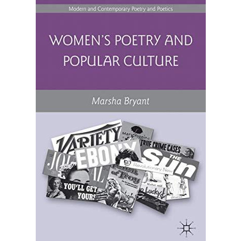 Women's Poetry and Popular Culture [Hardcover]