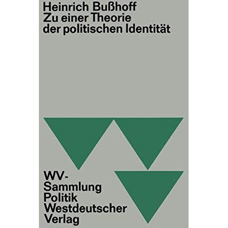 Zu einer Theorie der politischen Identit?t [Paperback]