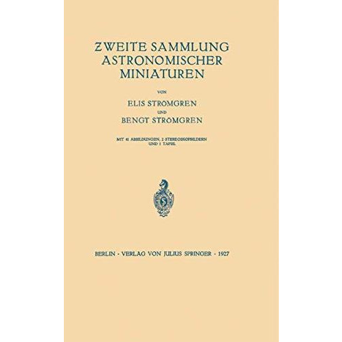 Zweite Sammlung Astronomischer Miniaturen [Paperback]