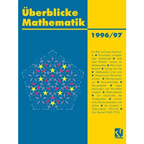 ?berblicke Mathematik 1996/97 [Paperback]