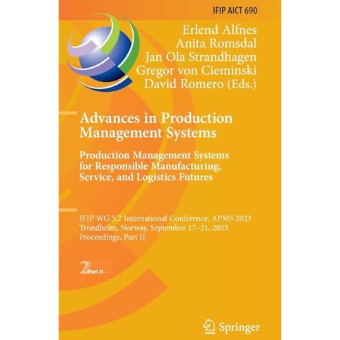 Advances in Production Management Systems. Production Management Systems for Res [Hardcover]