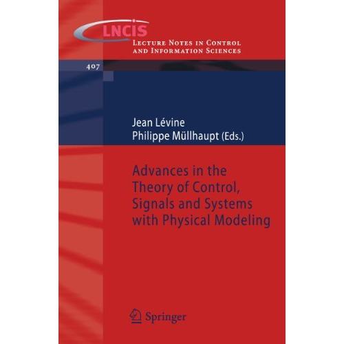 Advances in the Theory of Control, Signals and Systems with Physical Modeling [Paperback]