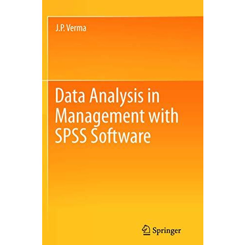 Data Analysis in Management with SPSS Software [Paperback]