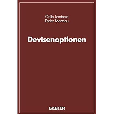 Devisenoptionen [Paperback]