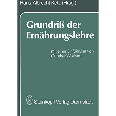 Grundri? der Ern?hrungslehre [Paperback]