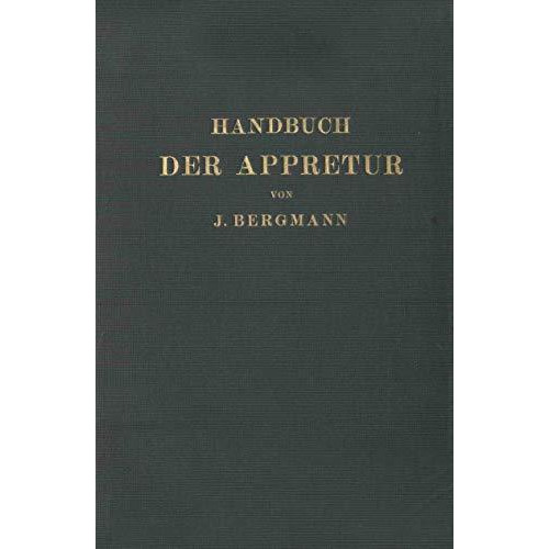 Handbuch der Appretur [Paperback]