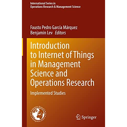 Introduction to Internet of Things in Management Science and Operations Research [Hardcover]