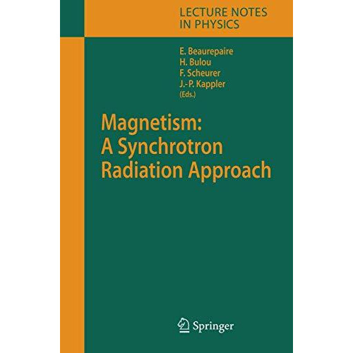 Magnetism: A Synchrotron Radiation Approach [Hardcover]