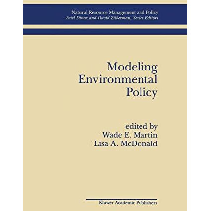 Modeling Environmental Policy [Hardcover]