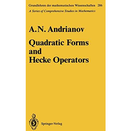 Quadratic Forms and Hecke Operators [Paperback]