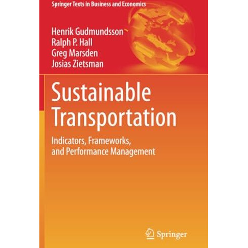 Sustainable Transportation: Indicators, Frameworks, and Performance Management [Paperback]