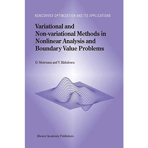 Variational and Non-variational Methods in Nonlinear Analysis and Boundary Value [Hardcover]