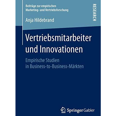 Vertriebsmitarbeiter und Innovationen: Empirische Studien in Business-to-Busines [Paperback]