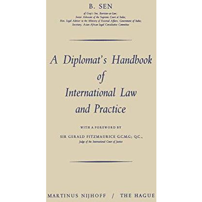 A Diplomats Handbook of International Law and Practice [Paperback]