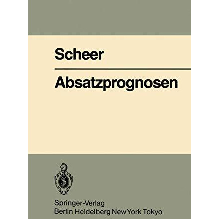 Absatzprognosen [Paperback]