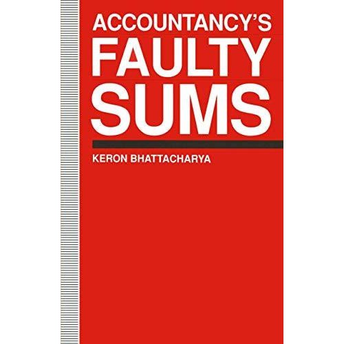 Accountancys Faulty Sums [Paperback]