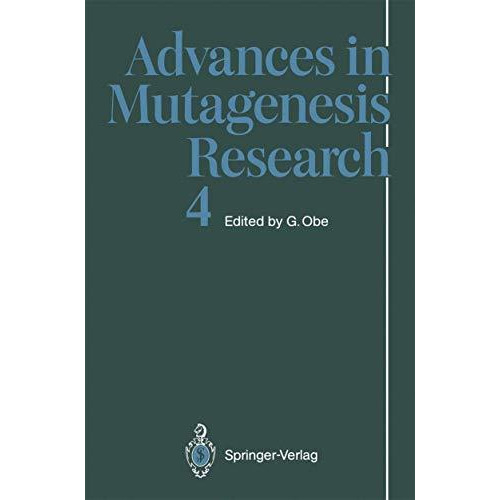 Advances in Mutagenesis Research [Paperback]