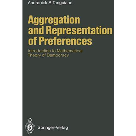 Aggregation and Representation of Preferences: Introduction to Mathematical Theo [Paperback]