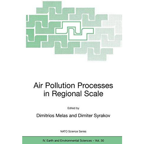 Air Pollution Processes in Regional Scale [Paperback]