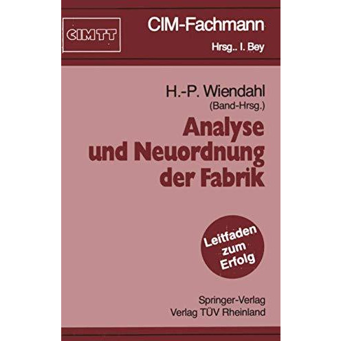 Analyse und Neuordnung der Fabrik [Paperback]