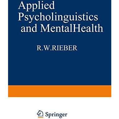 Applied Psycholinguistics and Mental Health [Paperback]