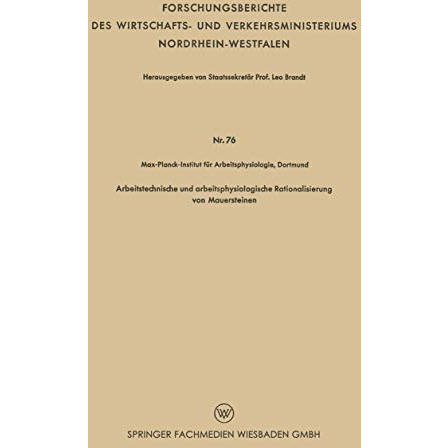 Arbeitstechnische und arbeitsphysiologische Rationalisierung von Mauersteinen [Paperback]