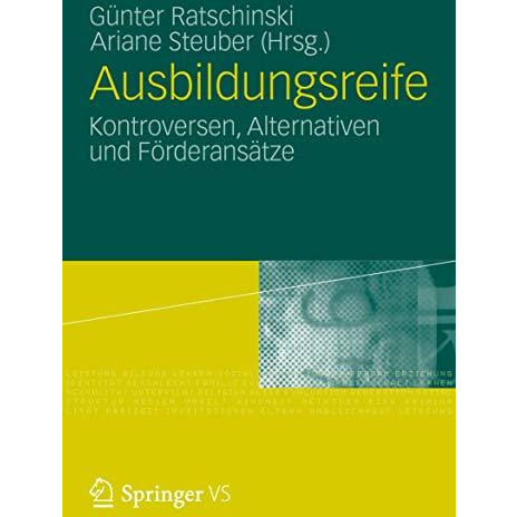 Ausbildungsreife: Perspektiven eines kontrovers diskutierten Konstrukts [Paperback]