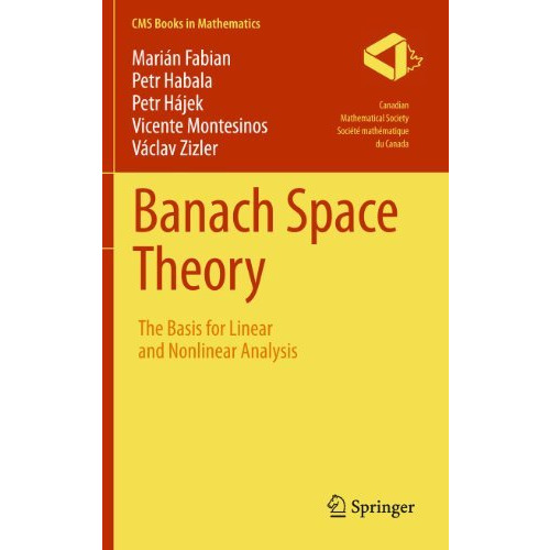 Banach Space Theory: The Basis for Linear and Nonlinear Analysis [Hardcover]