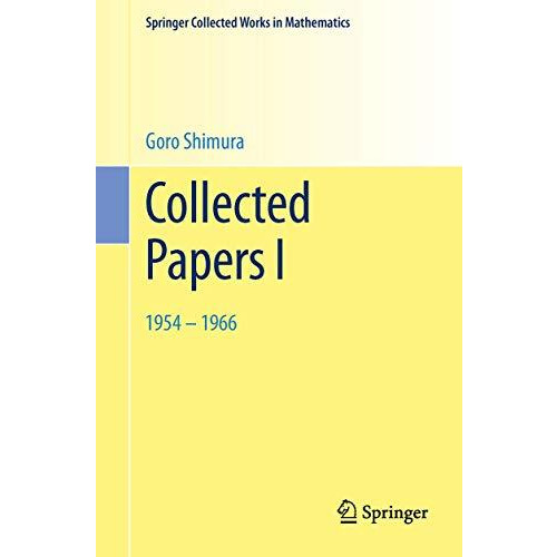 Collected Papers I: 1954  1966 [Paperback]