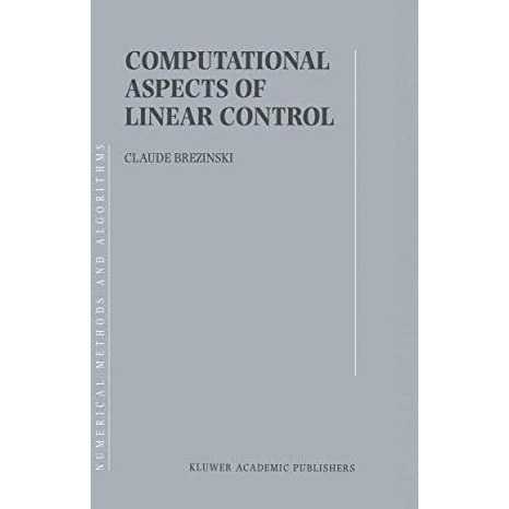 Computational Aspects of Linear Control [Paperback]