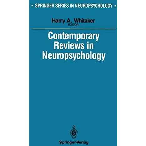 Contemporary Reviews in Neuropsychology [Paperback]