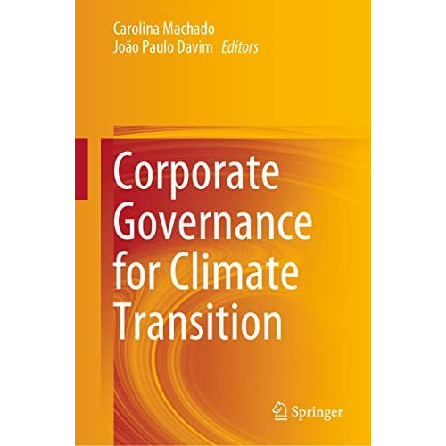 Corporate Governance for Climate Transition [Hardcover]