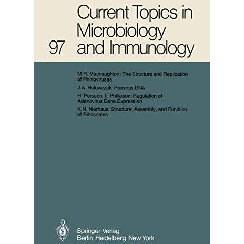 Current Topics in Microbiology and Immunology [Paperback]