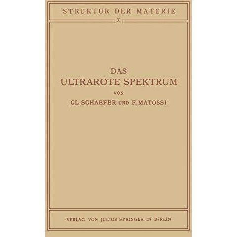 Das Ultrarote Spektrum [Paperback]