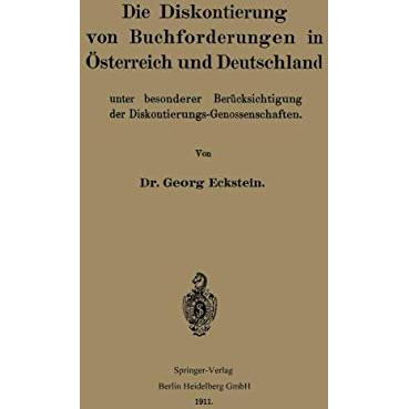 Die Diskontierung von Buchforderungen in ?sterreich und Deutschland unter besond [Paperback]