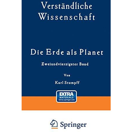 Die Erde als Planet [Paperback]