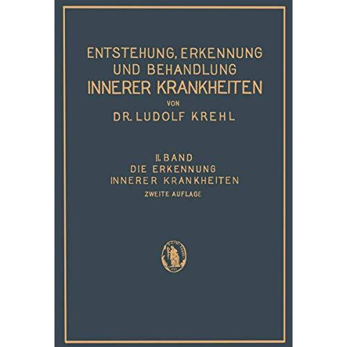 Die Erkennung Innerer Krankheiten [Paperback]